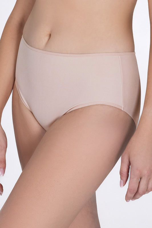 Seamless Mid-waist Panties. True. Silver Peony